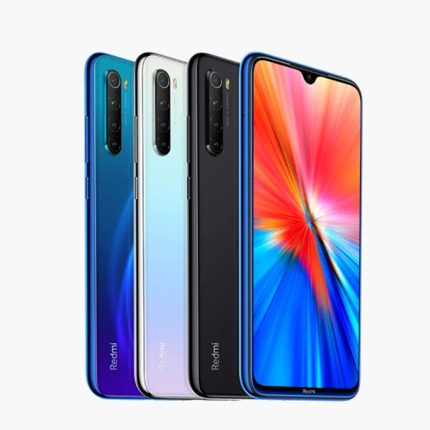 Смартфон Redmi Note 8 глобальной версии, 4 Гб 64 ГБ, Восьмиядерный процессор MTK Helio G85, четыре камеры 48 МП, 2021 мАч, Мобильный телефон Xiaomi 4000