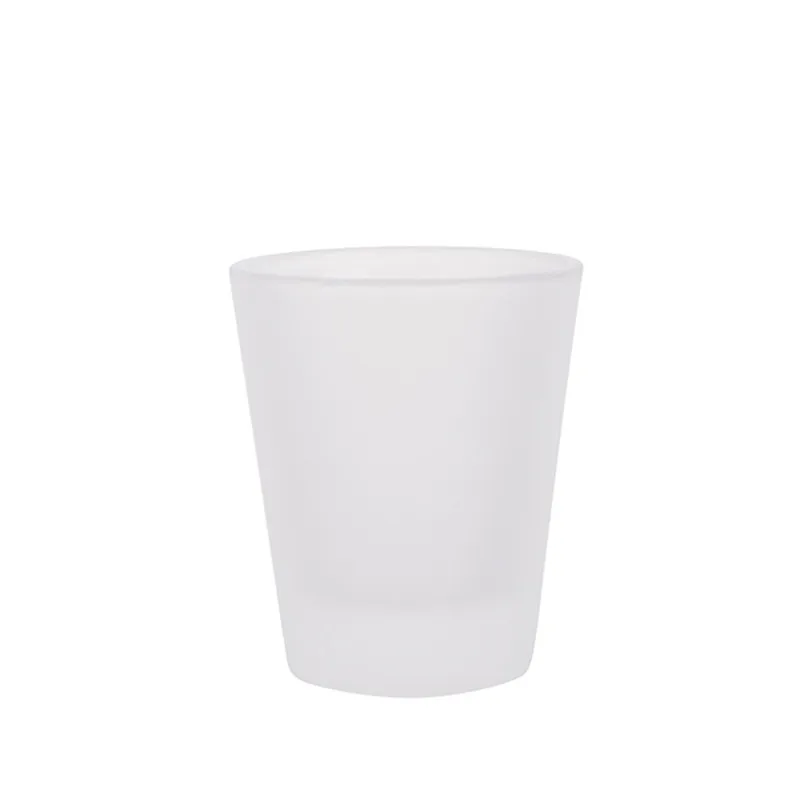 Factory Directly Custom Design Small Sublimation Frosted Conic Tequila Shot Glass