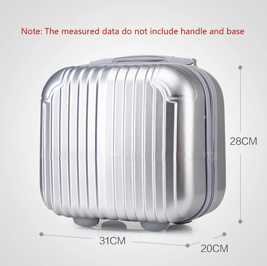 Custom PC Luggage Case Wheeled Suitcase Traveling Hard Case Trolley Luggage Set