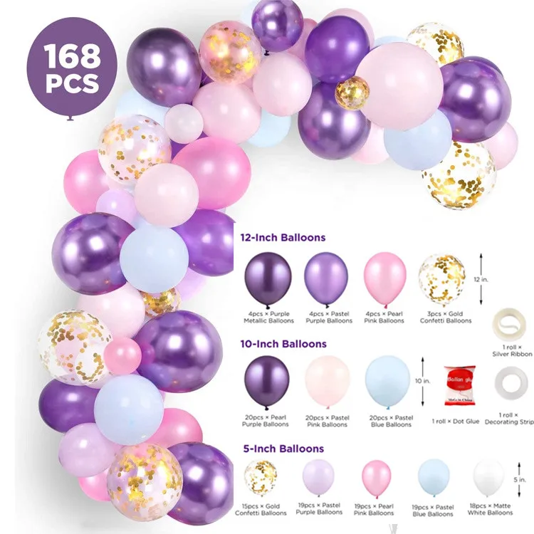 АРКА для воздушных шаров гирлянды комплект Свадебные Baby Shower Единорог вечеринок по случаю Дня рождения