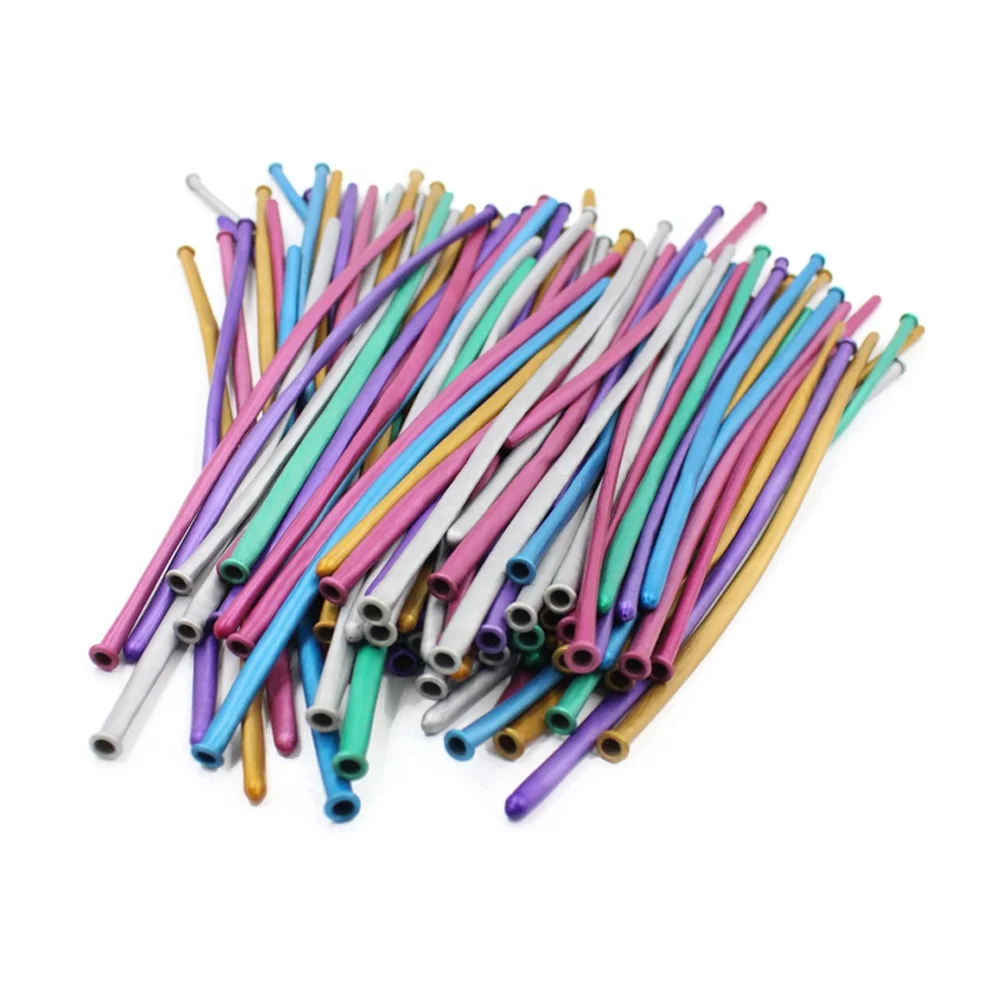 Hot Sale Natural Latex Diy Modelling Magic Ballon 260 Metallic Pencil Shape Balloon Kit