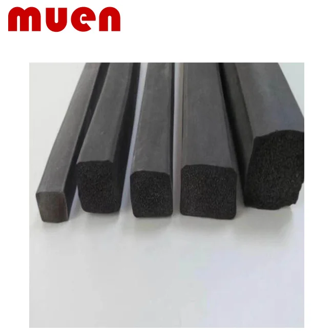 Factory direct EPDM flame retardant solid rubber strip/customized EPDM rubber seal strip