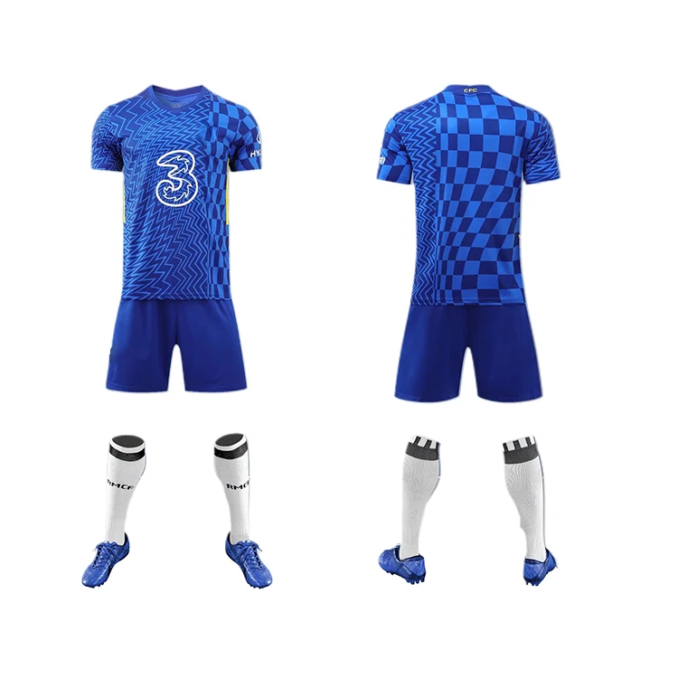 Soccer Jersey Set 2021 Men Football Team New Model Shirt Real Thai quality Football Wear Jerseys Soccer Uniform