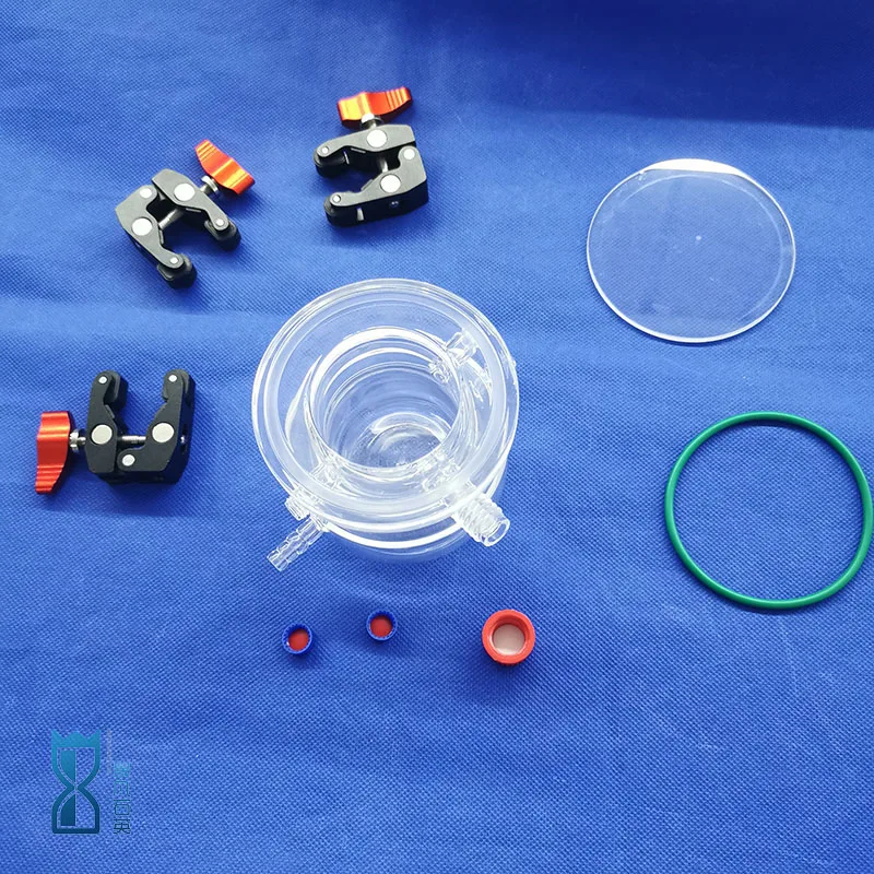 photocatalytic clear quartz glass reactor