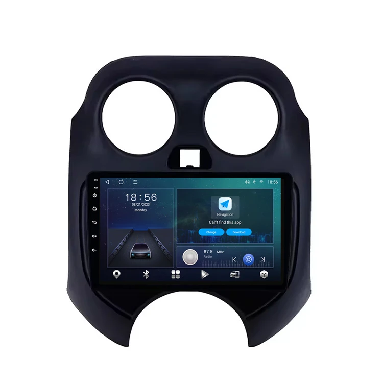 Автомагнитола WITFIGHTER 2 Din Android 12 мультимедийный плеер для Nissan March MICRA 2010-2017 навигация GPS Carplay стерео