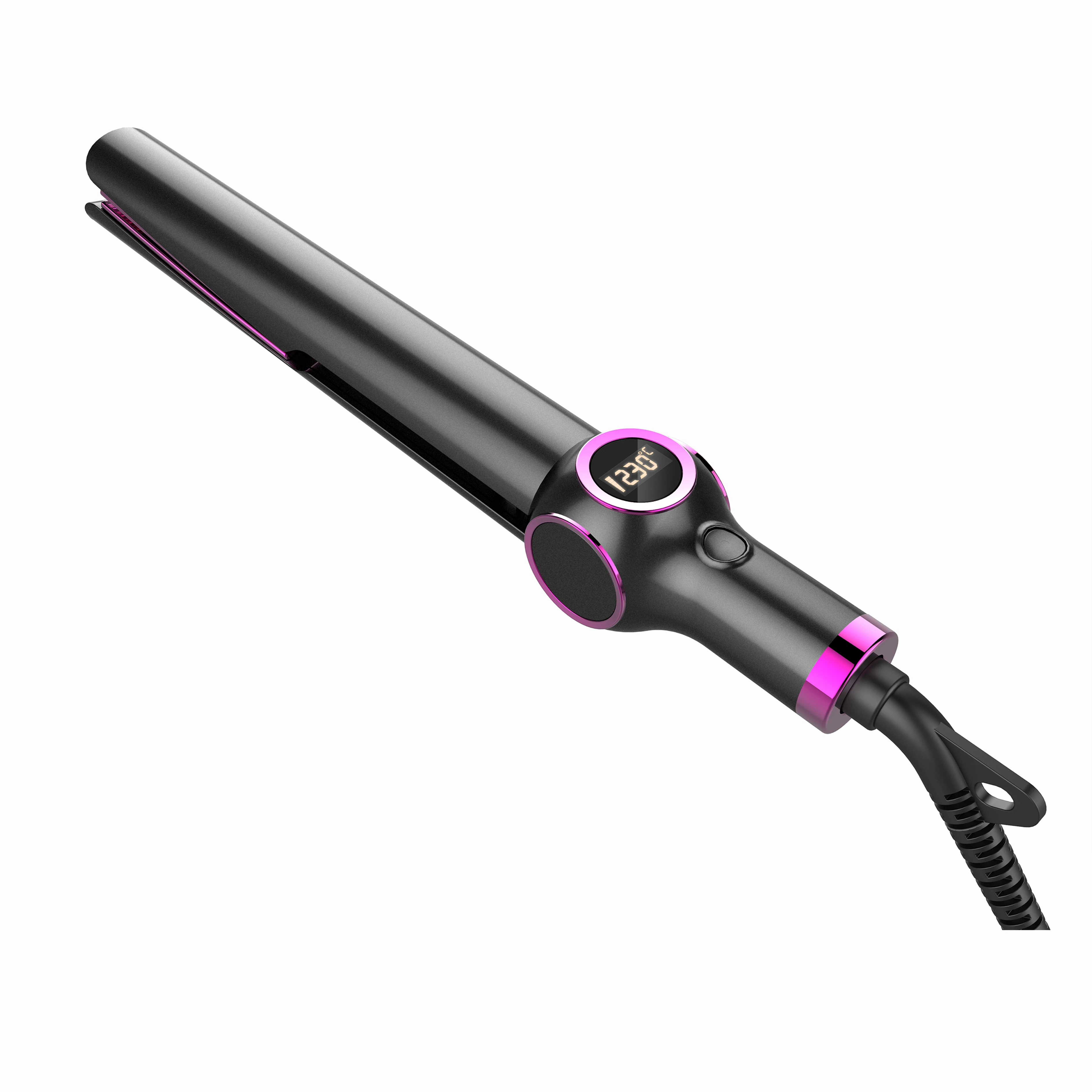 
New Twisted Ceramic Hair Curlers Rollers and Electric Hair Straightener Steam Flat Iron Brush Comb 