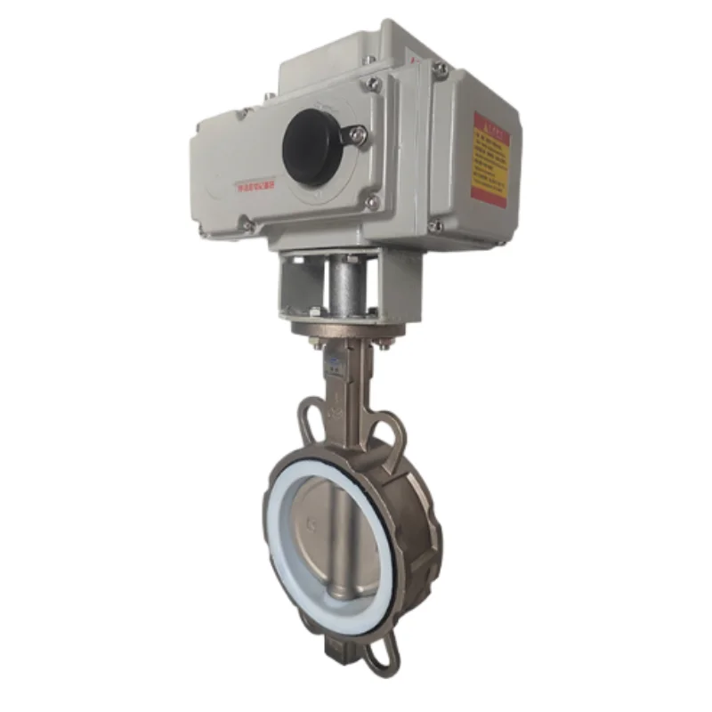 Cast Iron Electric Actuator Flange Butterfly Valve For Boiler And Power Industry