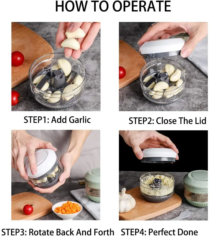 Kitchen accessories gadgets kitchen tools utensils vegetable cutter food chopper one touch garlic press