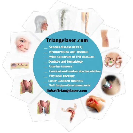 2023 factory price fiber laser 1470nm 980nm proctology equipment for hemorrhoids anal fistula removal