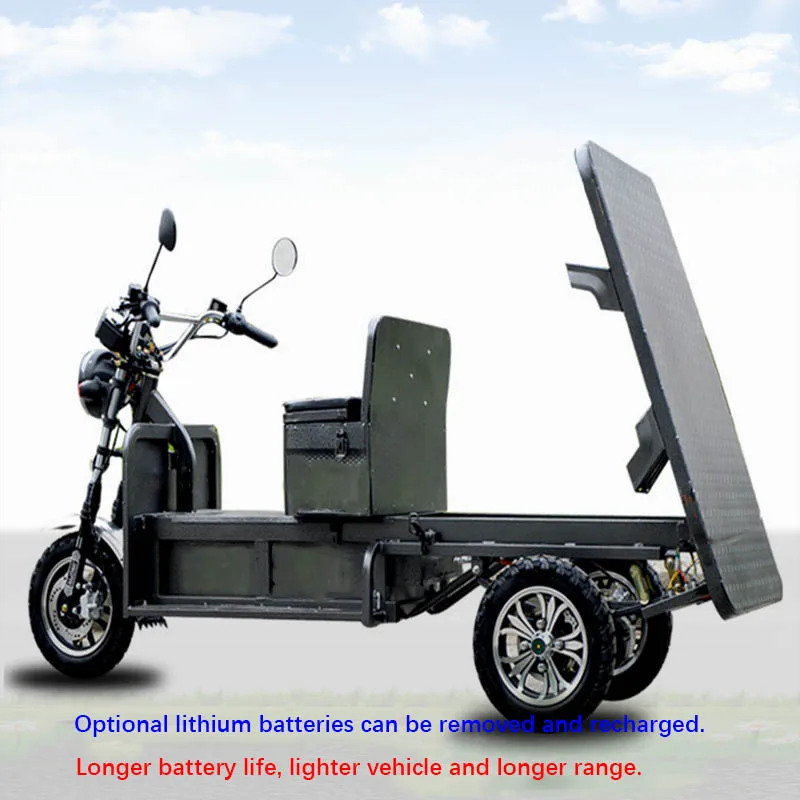 factory supply electric tricycle cargo 1200w bicycle electric tricycle moped electric delivery tricycle