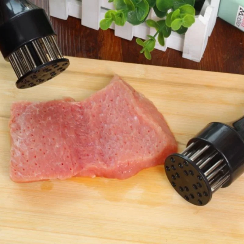 Household Kitchen Tools Meat needle Tenderizer Stainless Steel Manual for Soften Meat Sauce Injector Marinade and Meat Tenderize