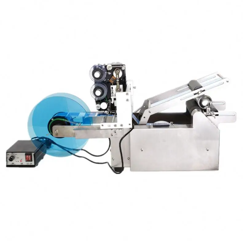 Economical manual machine Labeler on round bottle with spot toggle mt-50