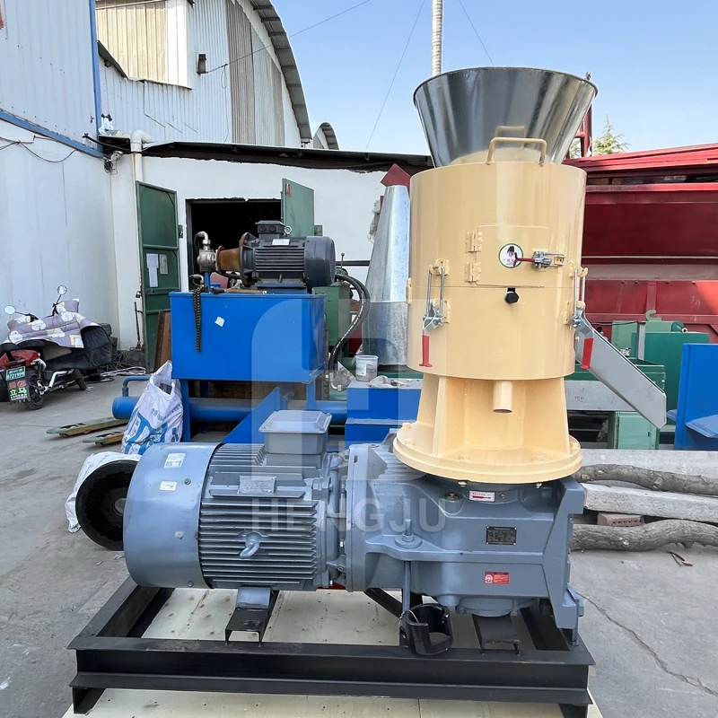 Sawdust Straw Wood Flat Die Biomass Fuel Granulator Biomass Fuel Pellet Machine