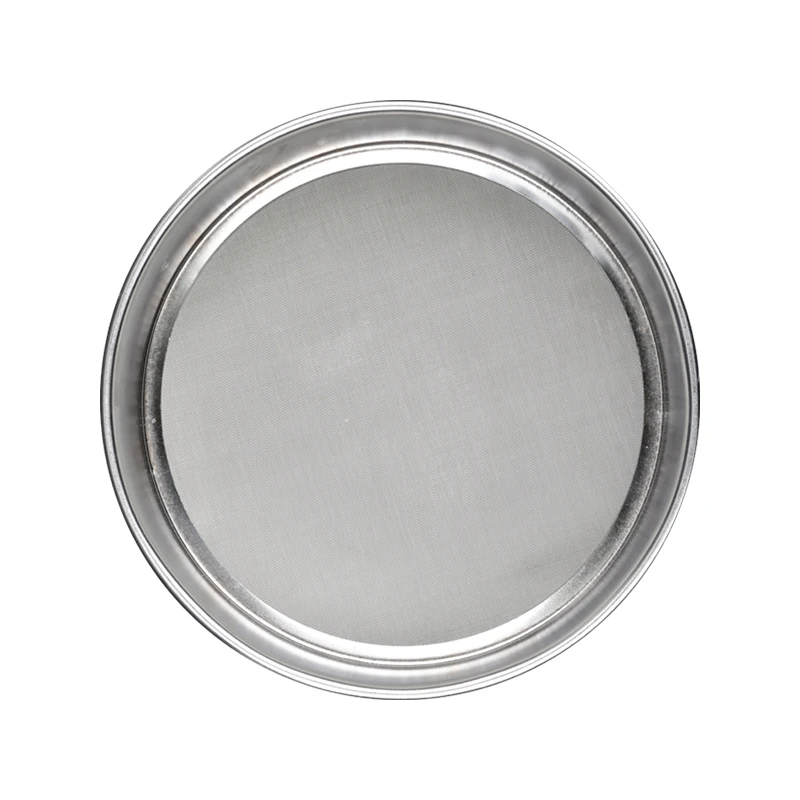 Factory direct supply stainless steel food experimental industrial sample sieve flour  sieve filter sieve customized