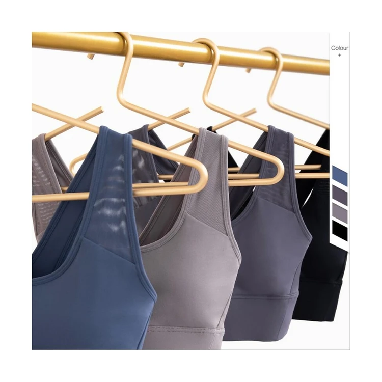 High Quality Hot Sale New Design Eco-friendly Nude Sports Bra Sweat-wicking For Gym Fitness