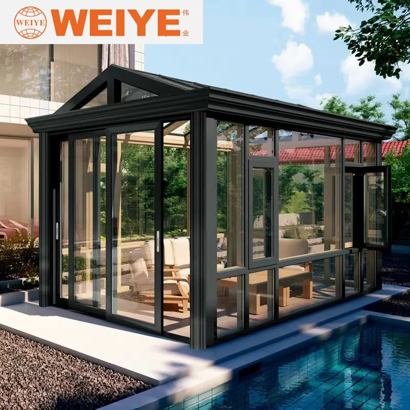 4 season winter gardens conservatory solarium windows garden house aluminum alloy glass sunlight room