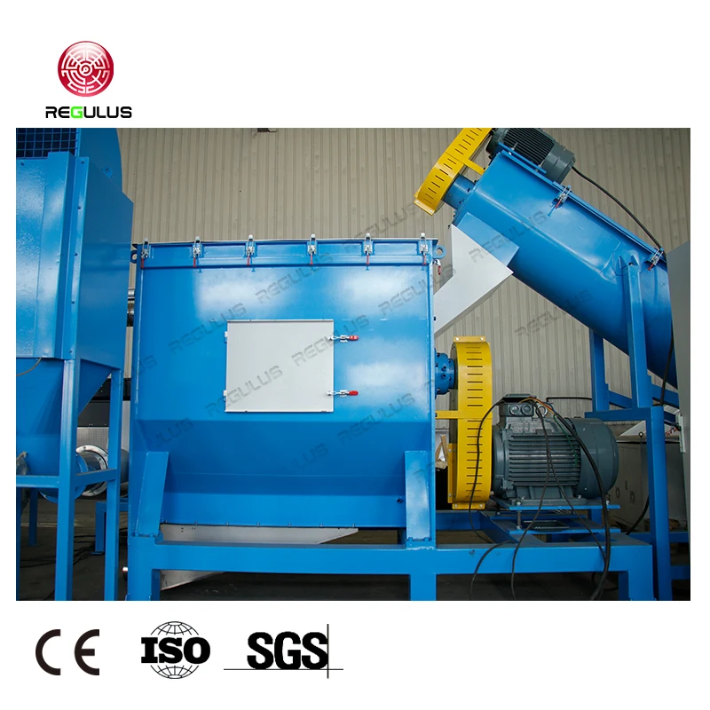 Plastic PP Scraps Washing Line Plastic Milk Bottles Pallets Crushing Floating Washing Recycle Drying Line
