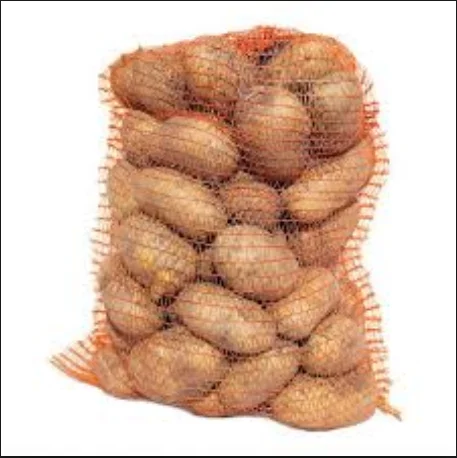 20kg 25kg 30kg Onion Potato Packing Large Mesh Bag with Drawstring