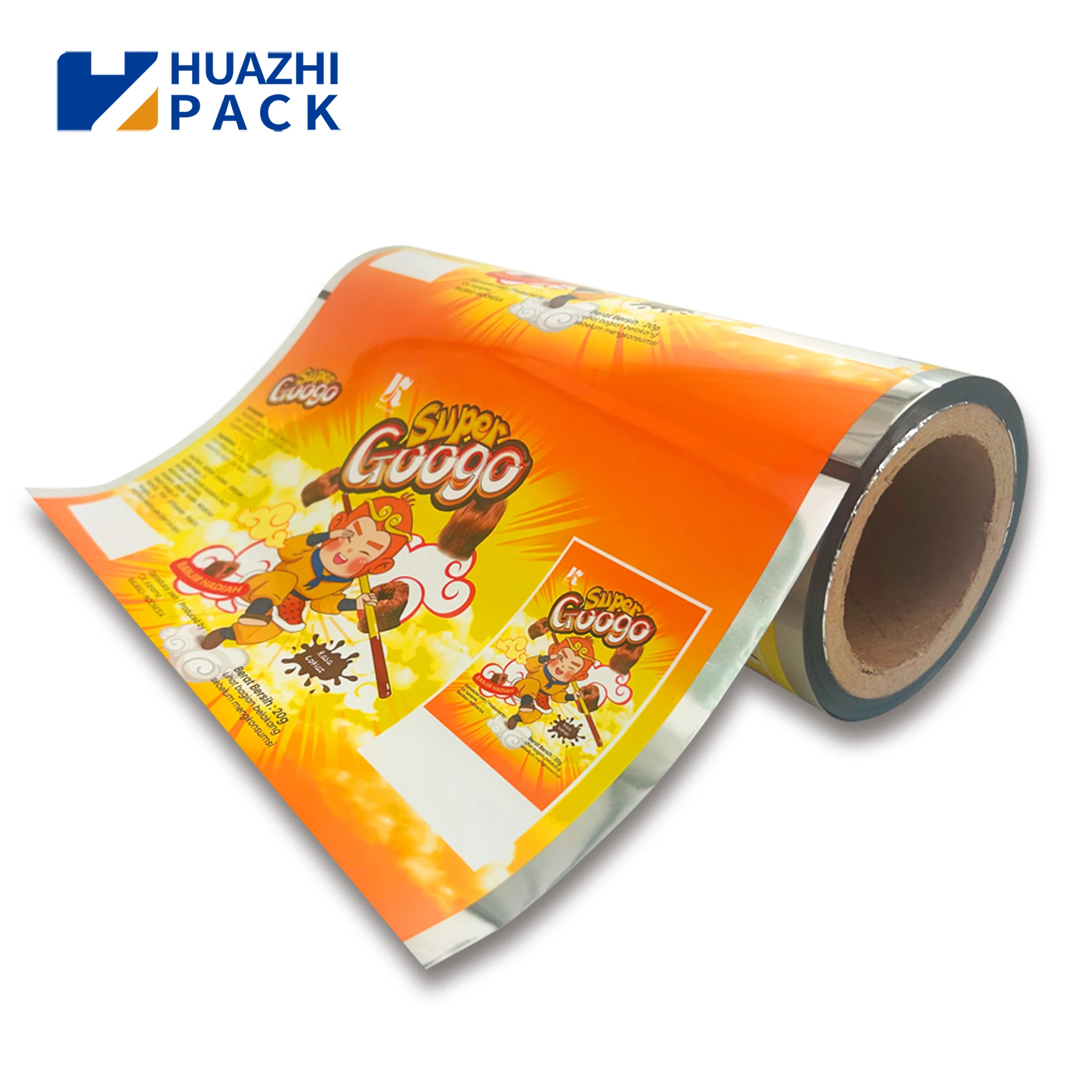 Printed Roll Stock PET/BOPP Foot Packaging Mylar Laminated Plastic Roll Film Color Printed Sachet Film Roll