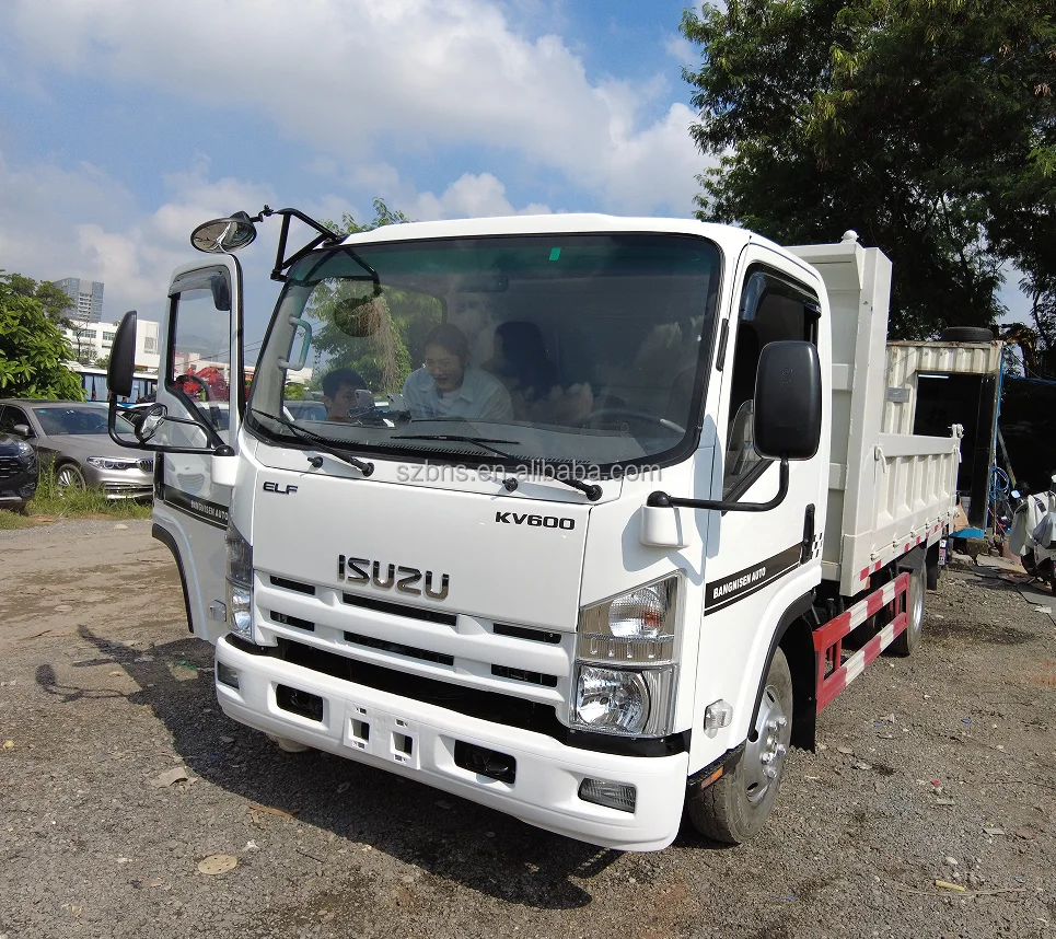 EURO 4 ISUZUs 5 Tons Dump Truck KV600 Tipper Light Cargo Truck With Brand New Dump Box And Dump System