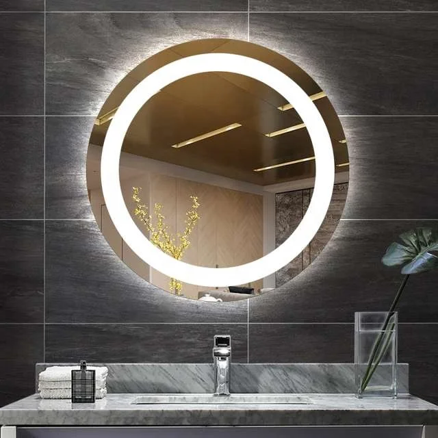 Wall full mirror hotel bathroom led full length mirror with light Touch Screen Backlit Smart Led Bathroom Mirror Light