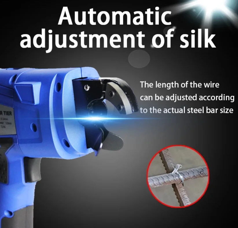 BRZZ Hot sale BT890 Steel Bar Rod wire tie twisting tool rebar ties gun 8-34mm cordless handheld steel bar strapping machine