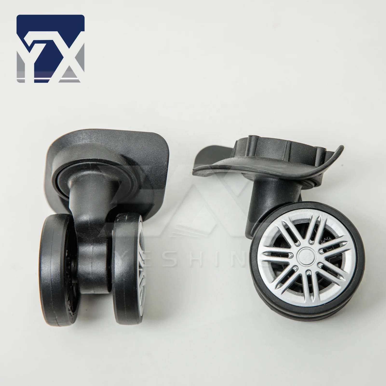 Folding replacement wheels universal luggage bag wheel parts and accessories