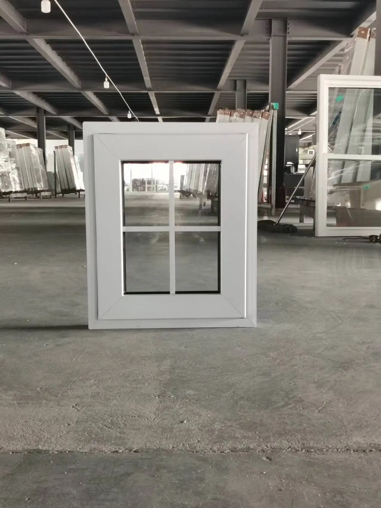 PVC Windows USA Standard Vinyl Profile UPVC Single Casement Window Design