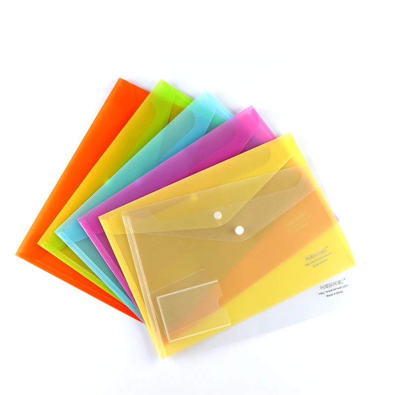 Прозрачный пакет для файлов формата A4 пластиковый конвертов папка карманный полипропиленовый конверт держатель документов