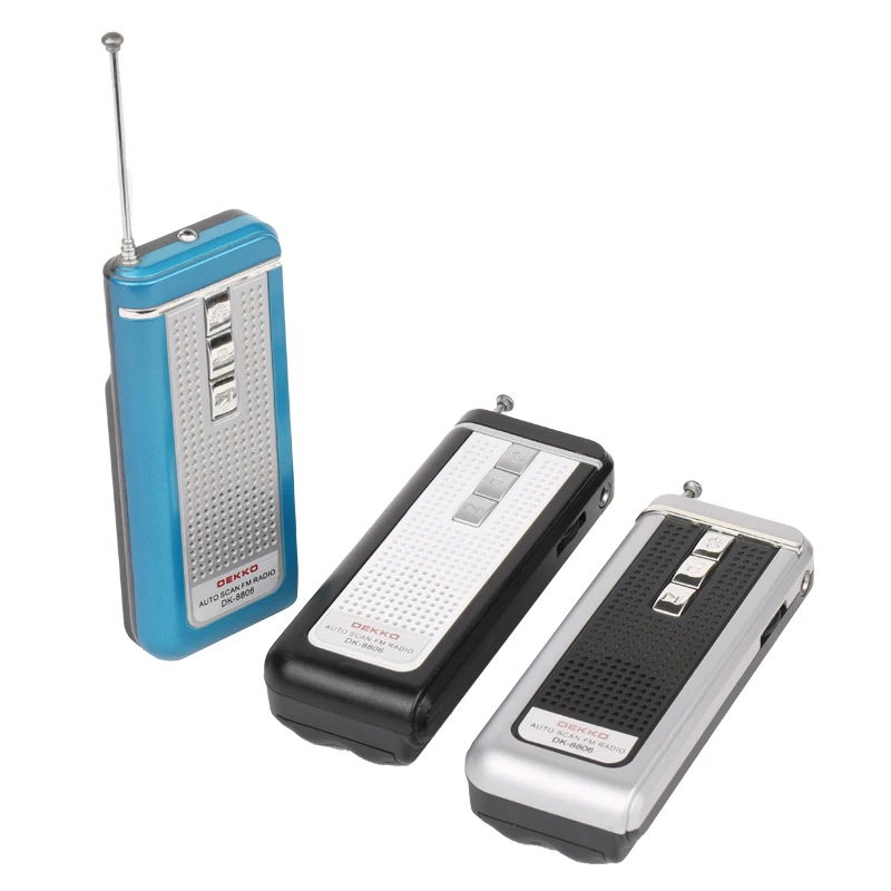 Оптовая продажа из Китая FM Всемирная универсальная радио DK-8806 fm-радио модуль мини fm автоматическое сканирование Всемирный приемник подходит для