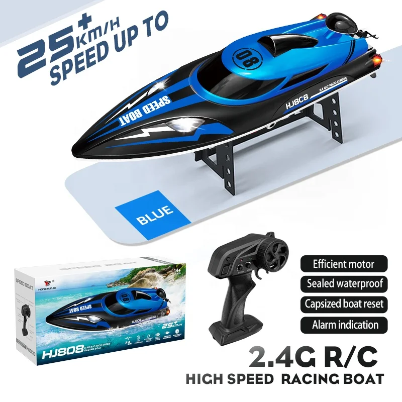 Speedboat Ectric boat engine remote control ship radio controlled night LED light DRONE