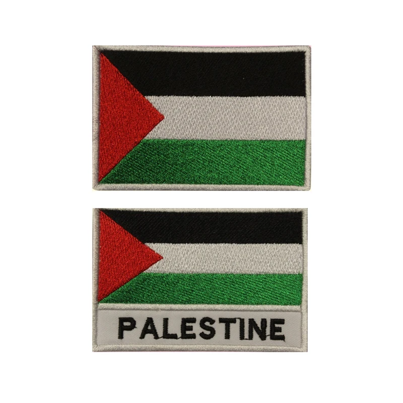 Custom Palestinian Metal Enamel Brooch Palestine Flag Lapel Pins Badge