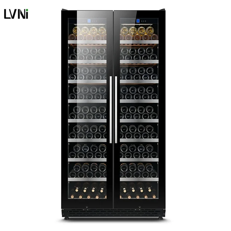 Hot Selling Custom Home Wine Cellar Cooling Unit Wine Chiller Fridge 105 Bottles Wine Bottle Cellar