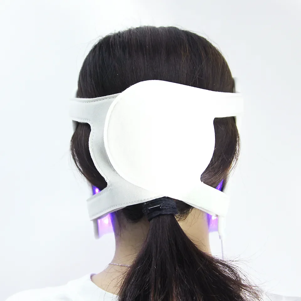 LED BEAUTY MACHINE IN RED LED LIGHT THERAPY PHOTON FACE SILICONE MASK ANTI AGING LAMOREVIA RED LIGHT BEAUTY SKIN SPA FACE