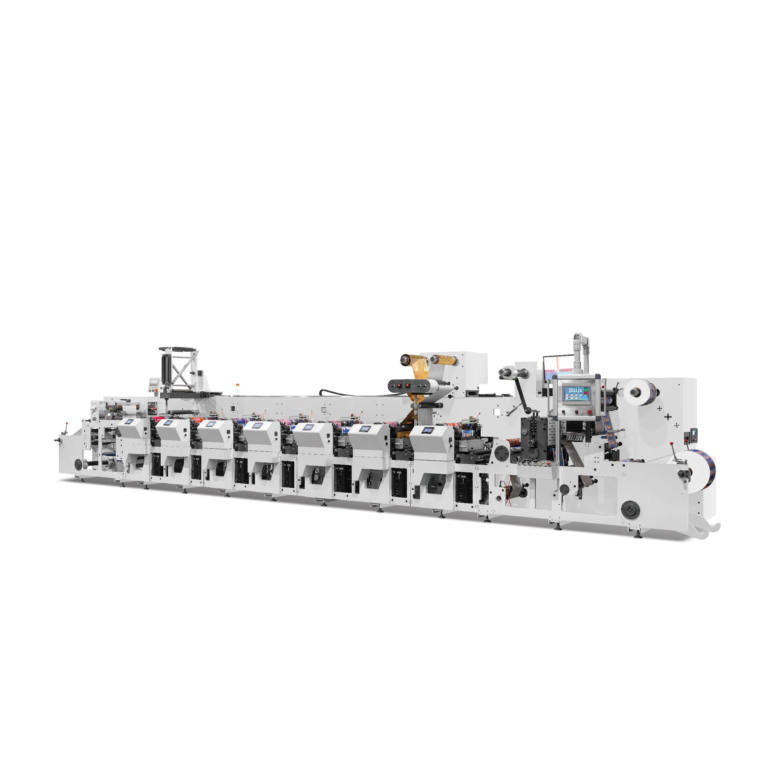 Automatic High Speed Paper Paper Label Flexo Printing Machine For 2 4 6 Color
