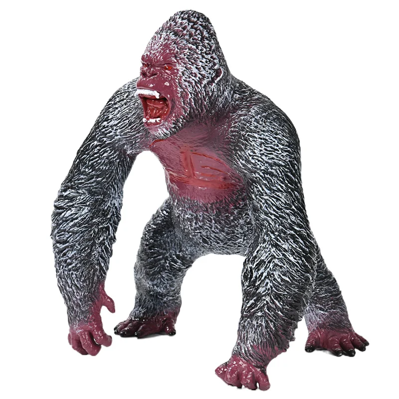 High Quality Gifts for Kids Realistic Plastic King Konging Model Doll Sound King Kong Toy