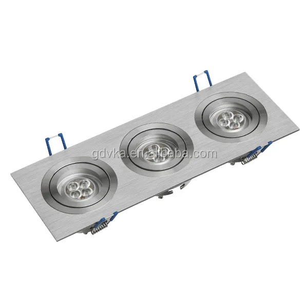  Прямоугольный светодиодный светильник MR16 GU10 3xMax 6 Вт