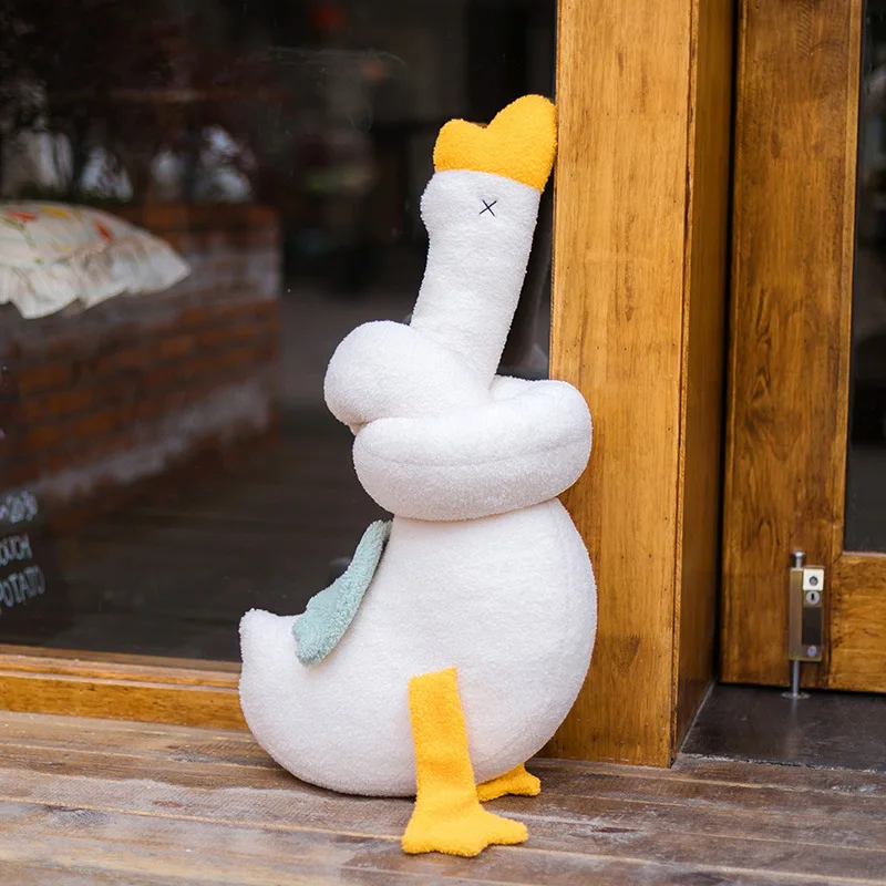 Big cute animal doll plush goose long neck children animal plush plush toy