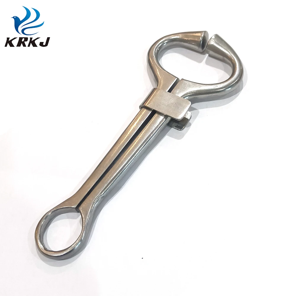 KD933 restraining instrument lockable cattle cow bull nose pliers holder 18.5 cm for veterinary
