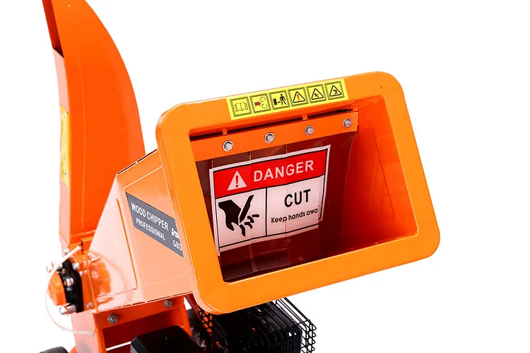 
6.5HP Gasoline 4 Stroke Wood Machine Waste Leaf Branch Chipper Shredder 