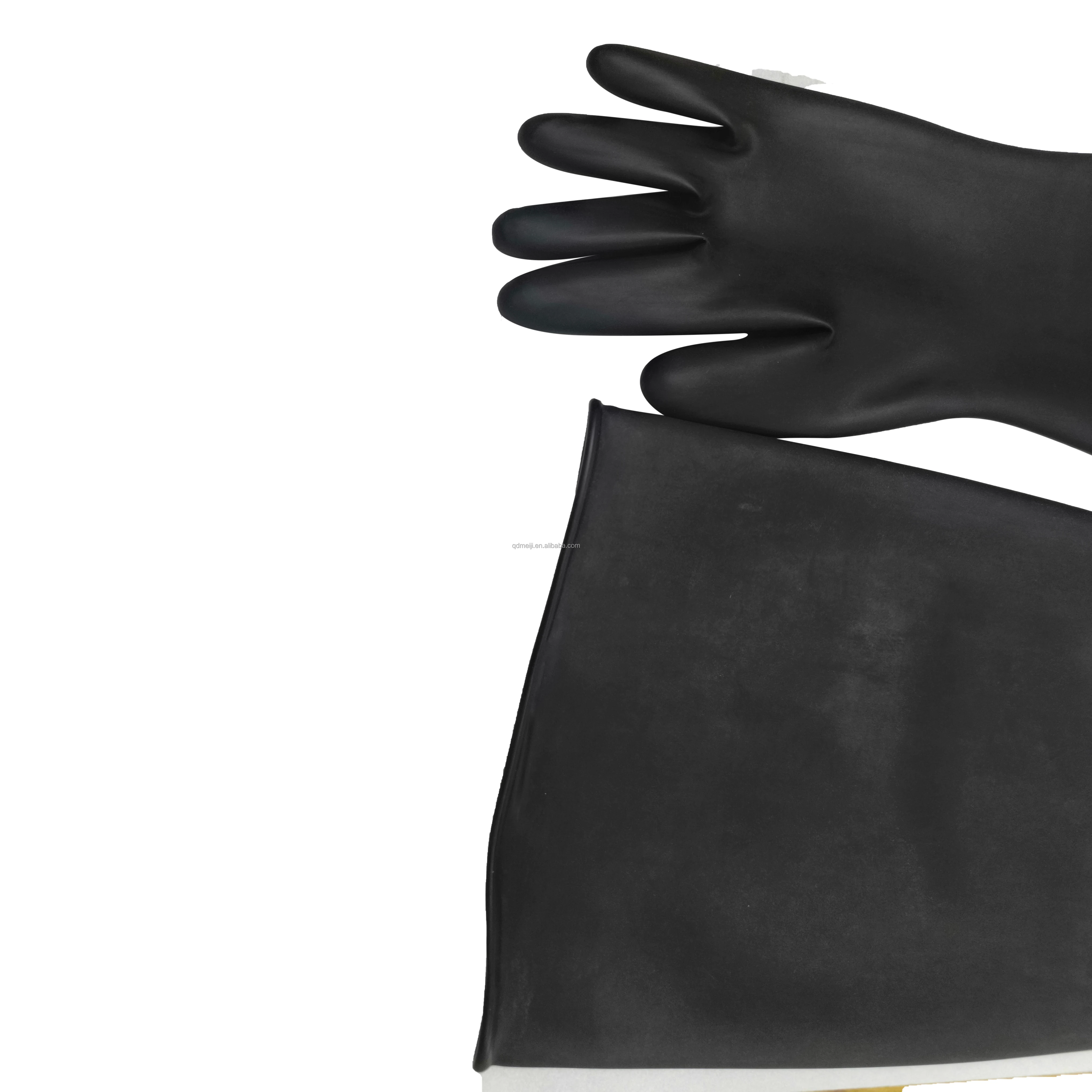 High Acid and Alkali Resistant Butyl Rubber Gloves Honeywell 8B1532A Alternative Grip Enhanced Work Safety Glove Box