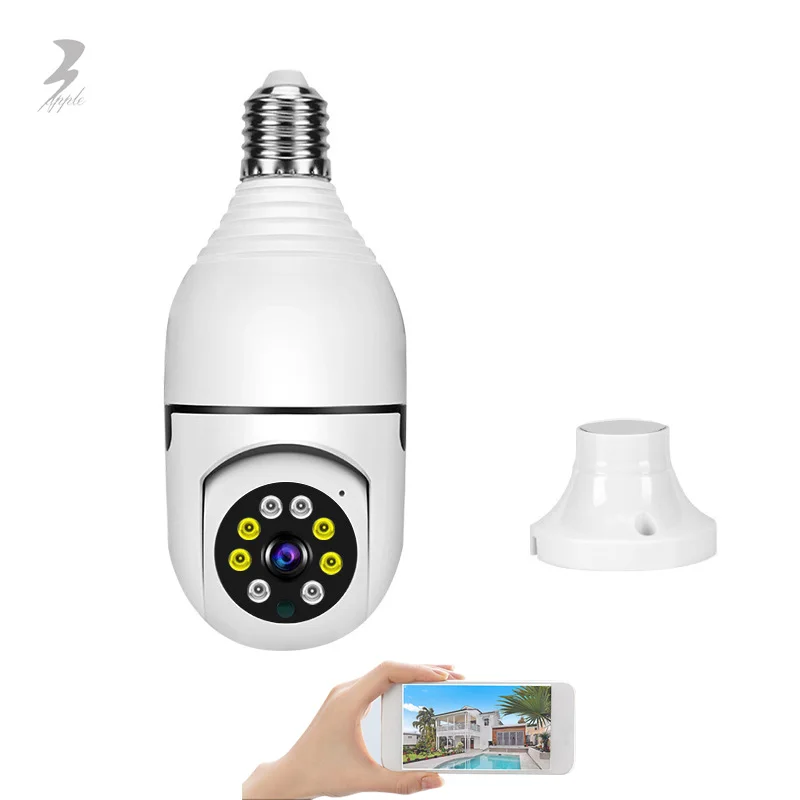 Best Quality Alarm Kits 200 Meter Ir Distance Cctv Light Bulb Security Camera