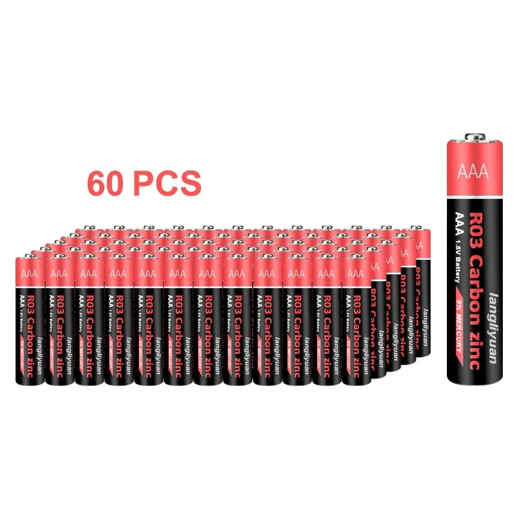 
Wholesale zinc carbon dry pilas um4 r03 super heavy duty 1.5v size aaa batteries 