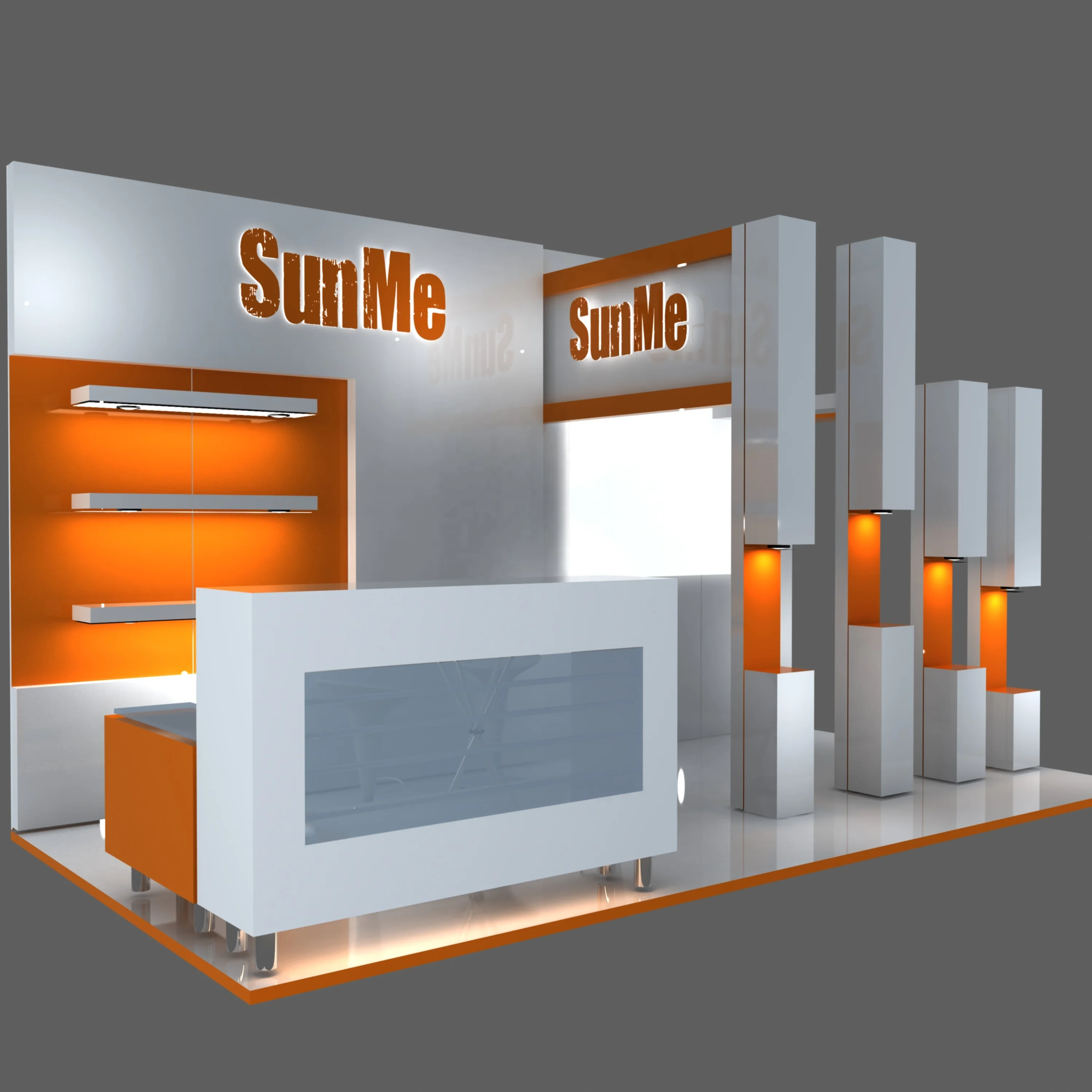 cheap modular virtual event exhibition online booth display 10x20
