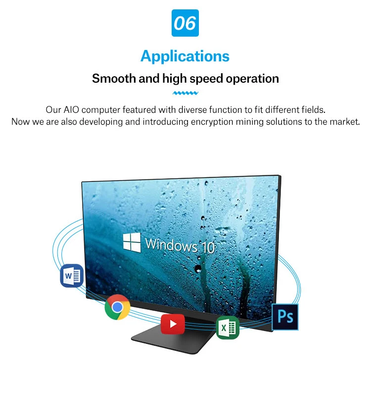 Dr.D 21.5 inch hot selling 2k  barebone  all in one pc for wholesale