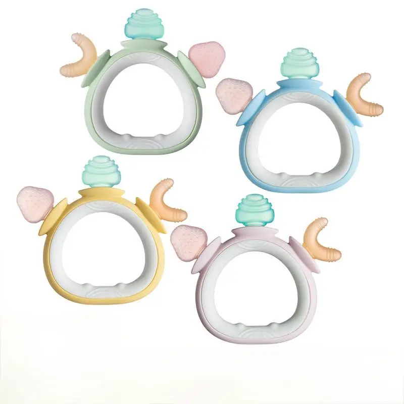 2024 Hot Baby Teether Silicone Sensory Chew New Born Silicone Baby Teething Toys for Babies Bpa Free