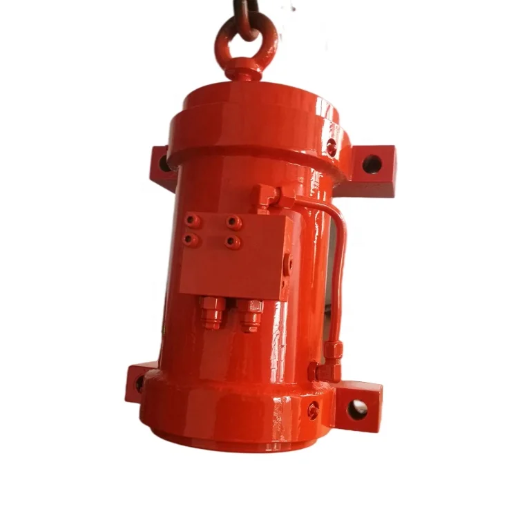 Helical rotary actuators for fork swing