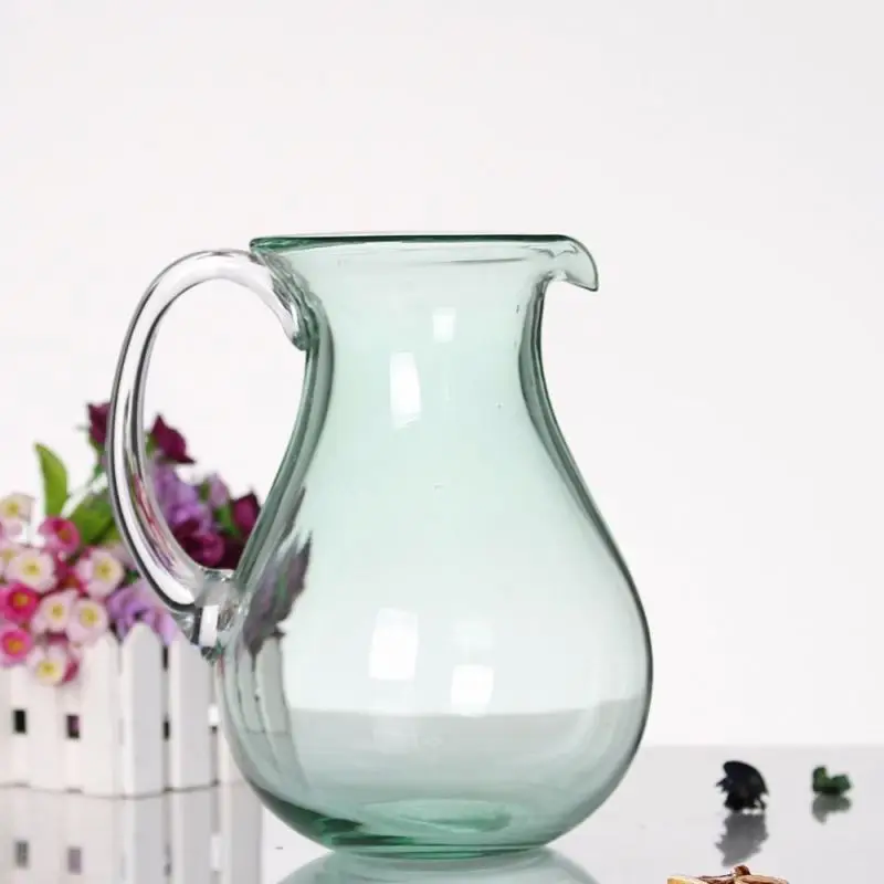Sanzo Customize Glassware Manufacturer Soda Glass Large Tea/coffee Pot /jug/ Pitcher 1500ml
