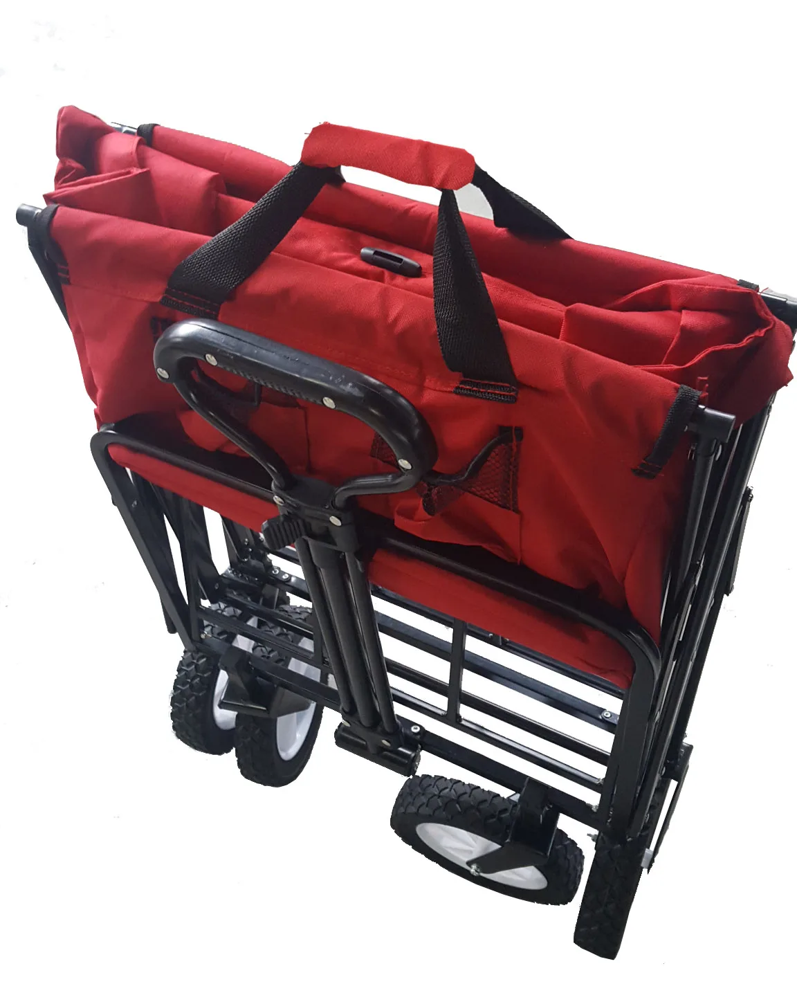 Outdoor Collapsible Foldable Beach Trolley Camping Wagon