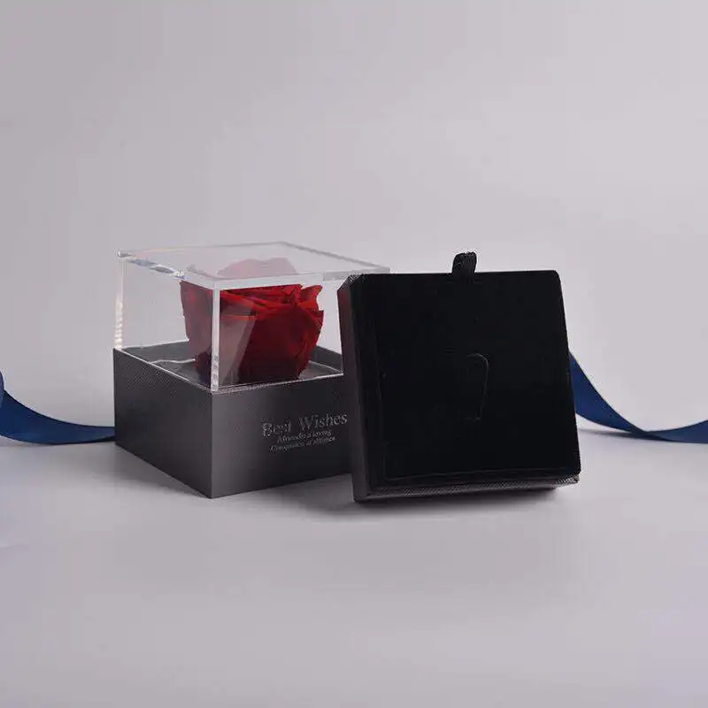 Ruizhuo роза Сердце мама цветок коробка мыло ручной работы розы очаровательный подарок акриловая День Святого Валентина